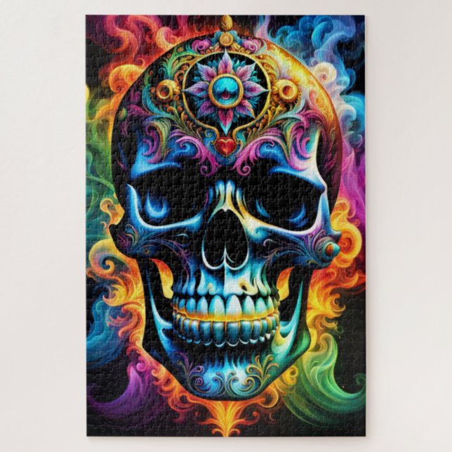Skull Jigsaw Puzzle (Vertical)