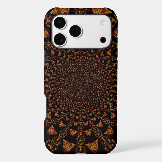 Skull Kaleidoscope Art Print (Back)
