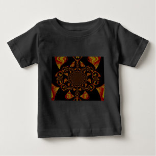 Skull Kaleidoscope Art Print Baby T-Shirt