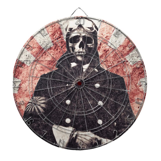 Skull kamikaze dartboard (Front)