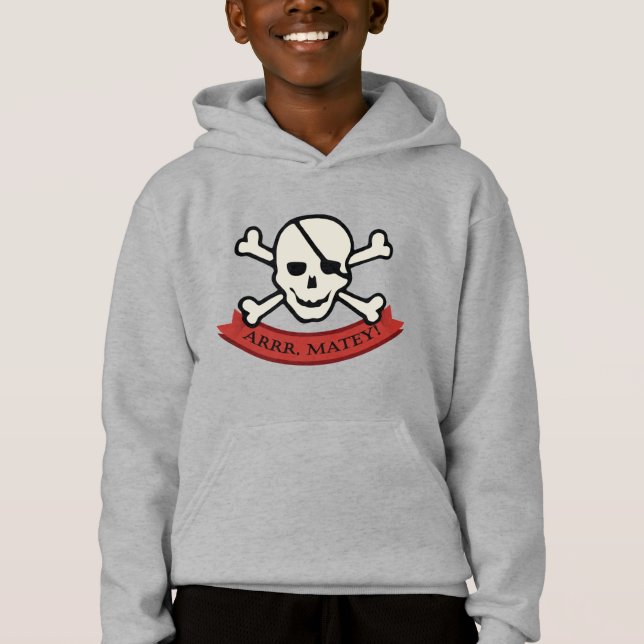 Skull - Kids' Pullover Hoodie (Front)