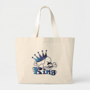 Skull King Large Tote Bag