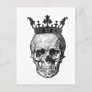 Skull king postcard