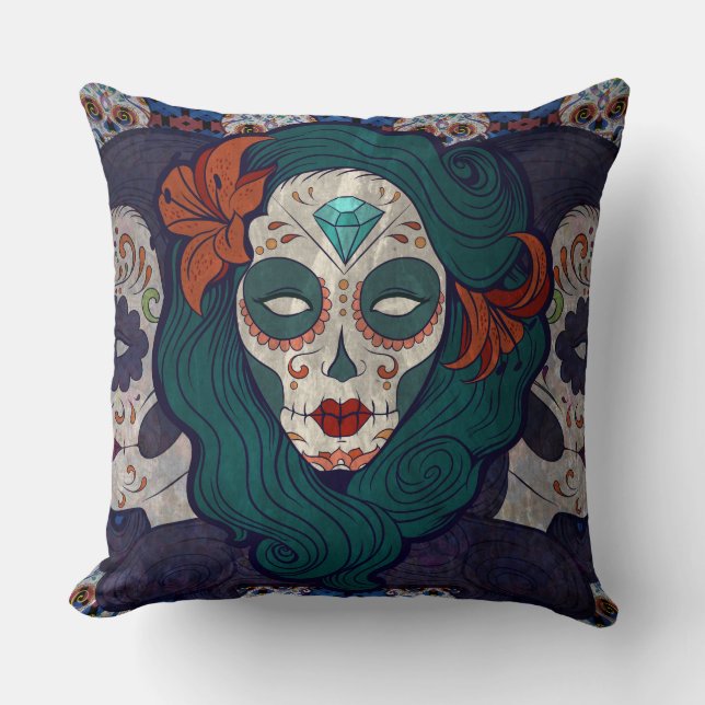 Skull Ladies Cushion (Front)