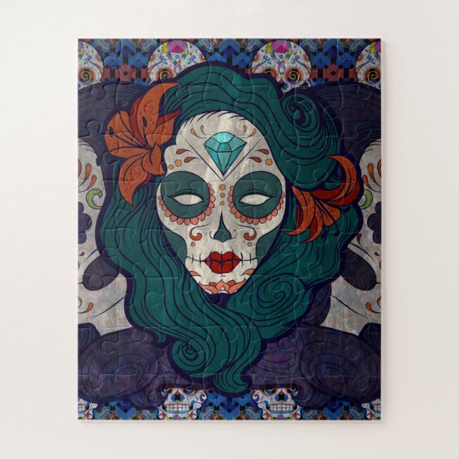 Skull Ladies Jigsaw Puzzle (Vertical)