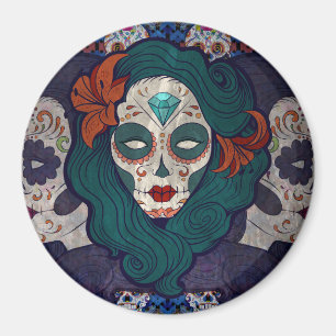 Skull Ladies Magnet