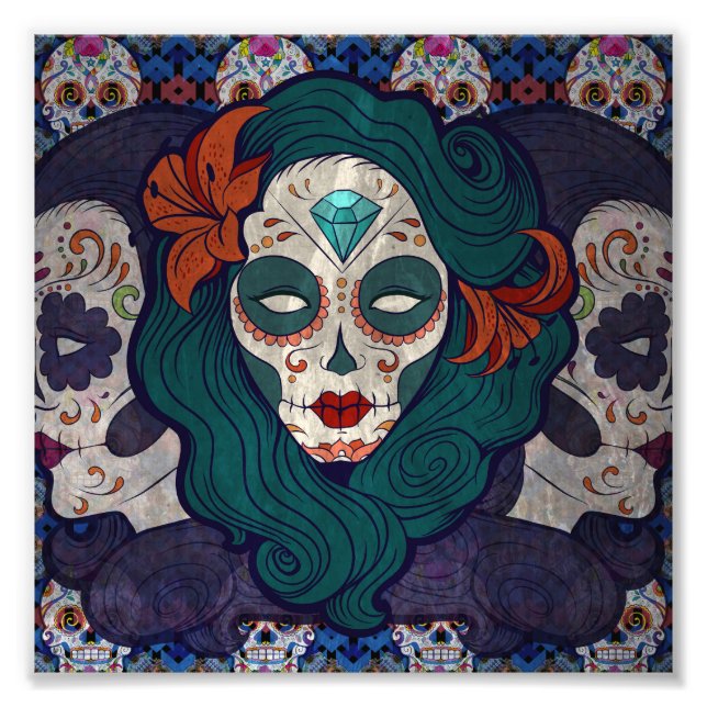 Skull Ladies Photo Print (Front)