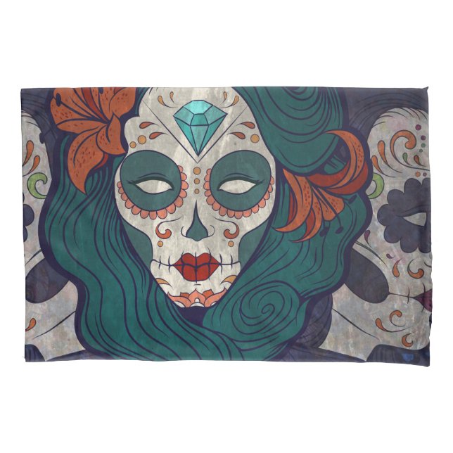 Skull Ladies Pillowcase (Front)