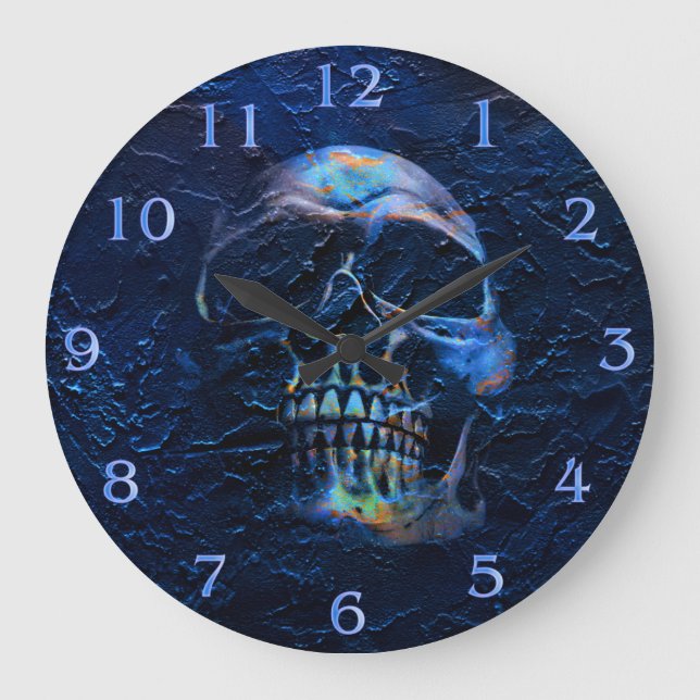 Skull Large Clock (Front)