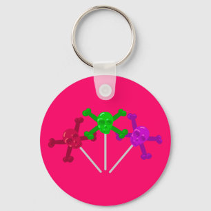 Skull Lollipops Key Ring