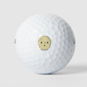 Skull looking at you golf balls