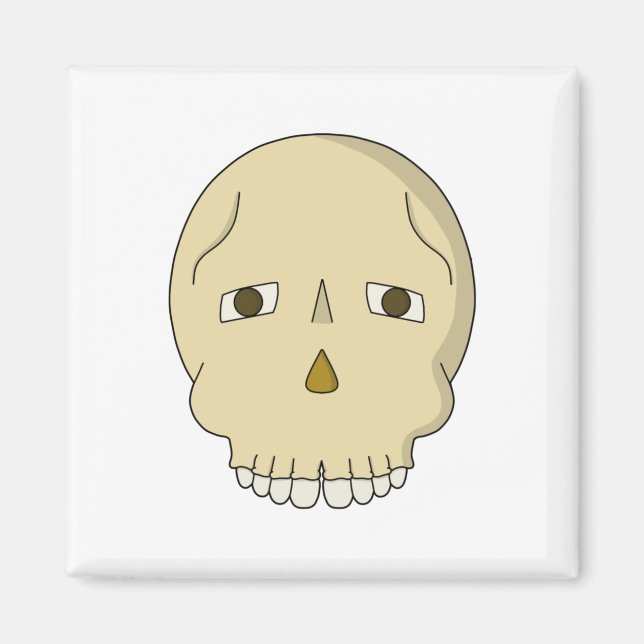 Skull looking at you magnet (Front)