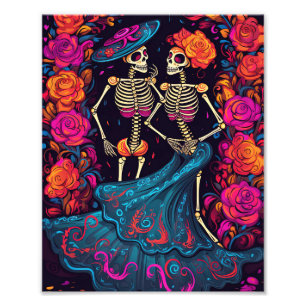 Skull Lover Skeleton  Photo Print