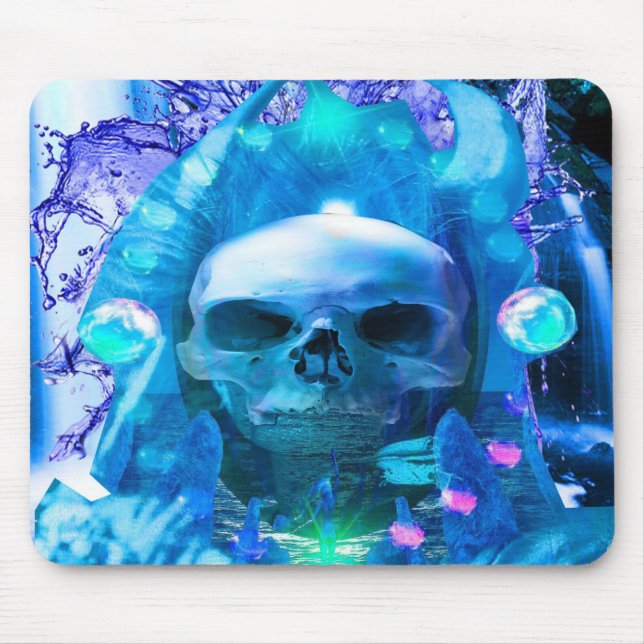 Skull Magician Mouse Pad (Front)