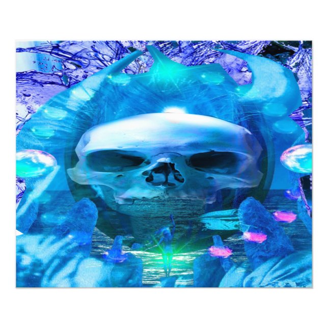 Skull Magician Photo Print (Front)