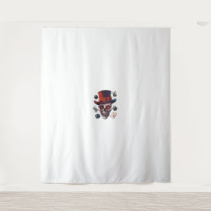 Skull Magician’s Hat Tapestry