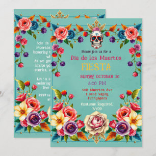 💀🎉Skull Me In, Día de los Muertos Invitation