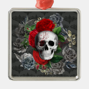Skull Metal Ornament