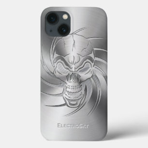 Skull Metallic Look iPhone 13 Case