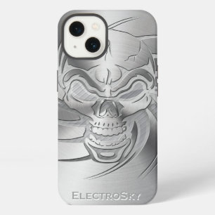 Skull Metallic Look iPhone Case