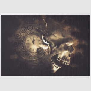 Skull Midnight 13 Decoupage Tissue Paper