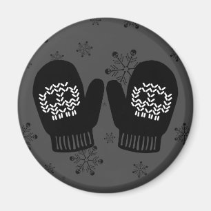 Skull Mittens Magnet