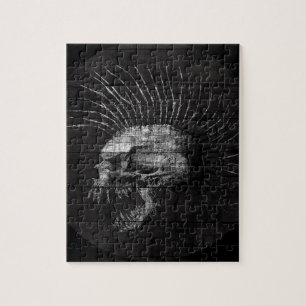 Skull Mohawk Jigsaw Puzzle