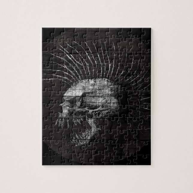Skull Mohawk Jigsaw Puzzle (Vertical)
