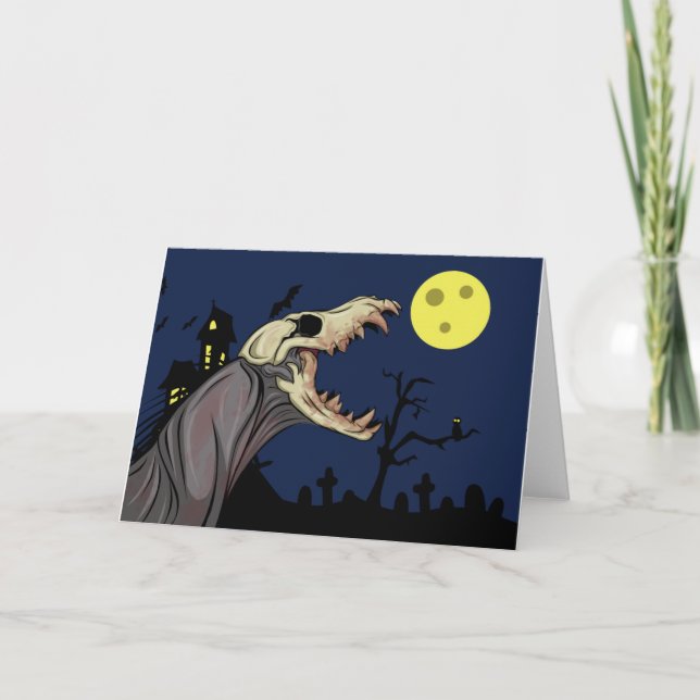 Skull Monster Card (Front)