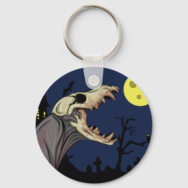 Skull Monster Key Ring (Front)
