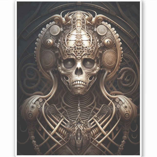 Skull Monster Skeleton Horror (Front)