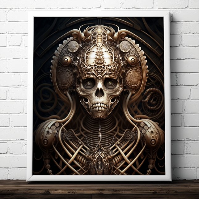 Skull Monster Skeleton Horror Poster (Creator Uploaded)
