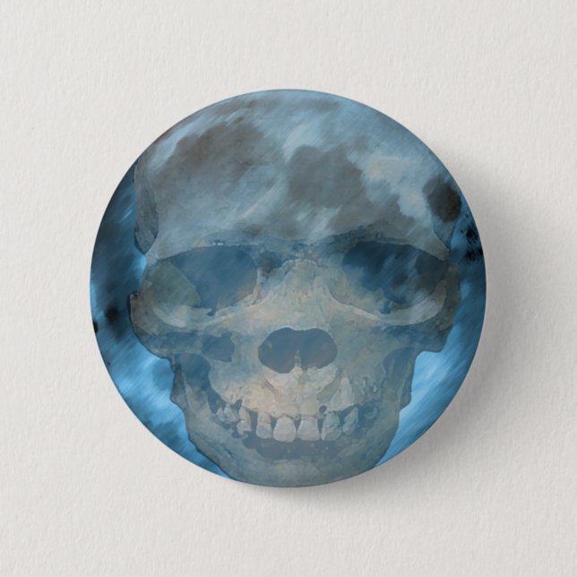 Skull Moon Button (Front)