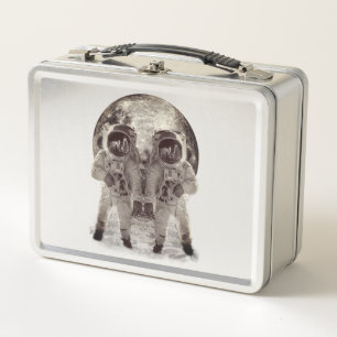 Skull Moon Metal Lunch Box
