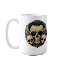 Skull Motif in a Monochrome Palette