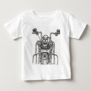 Skull Motorcycle   Baby T-Shirt