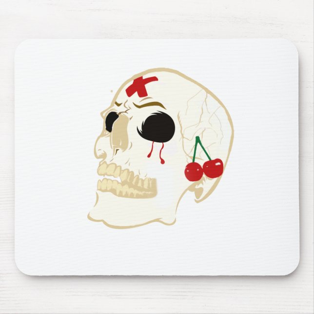 skull mouse pad (Front)