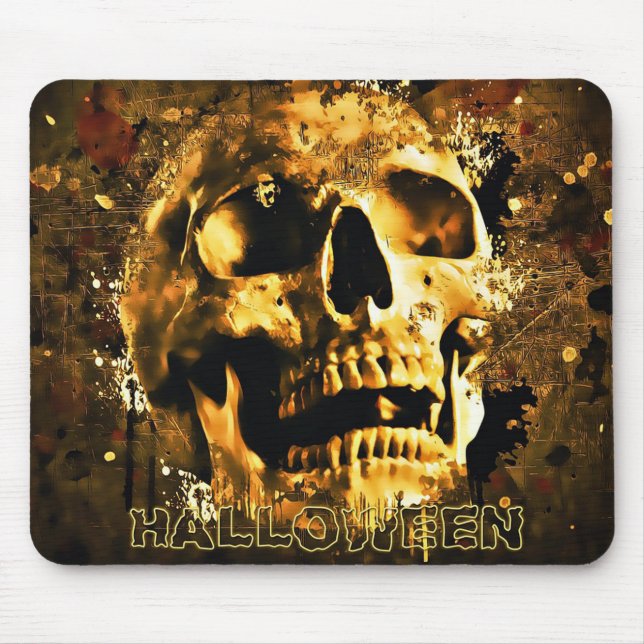 Skull Mouse Pad (Front)