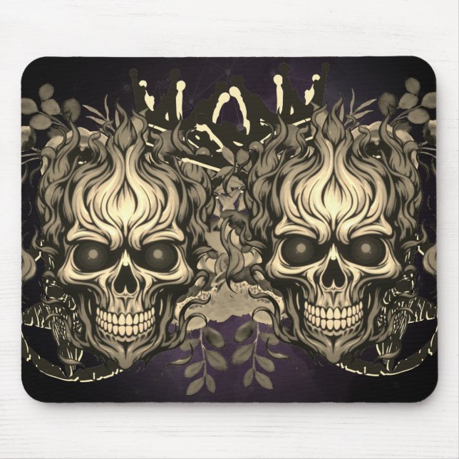 Skull  mouse pad (Front)
