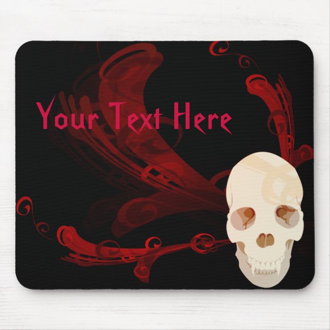 Skull Mousepad Template (Front)