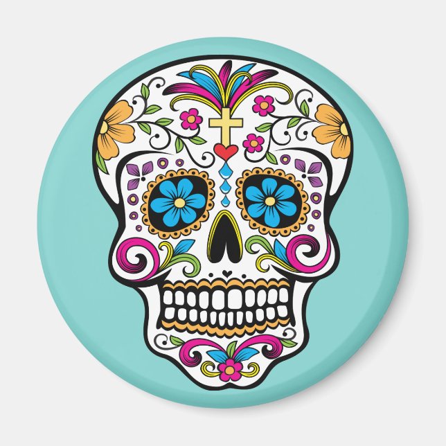 Skull/Muerte Magnet (Front)