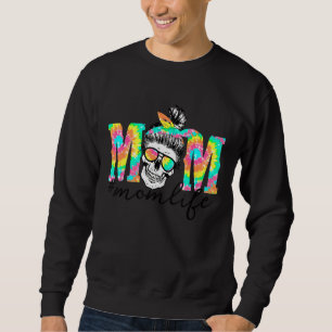 Skull Mum Life Mama Bad Moms Club Sweatshirt
