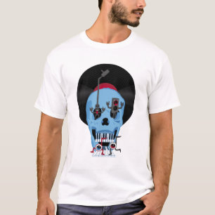 Skull Music with Eyeballs T-Shirt