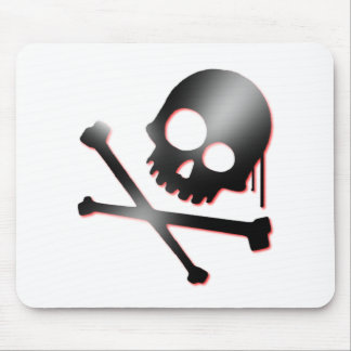 skull n bones 2 mouse pad