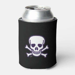 Skull n Bones black can cooler 2-side