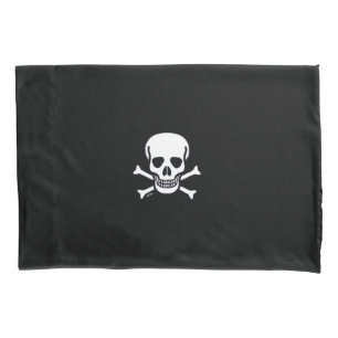 Skull n Bones black pillowcase standard