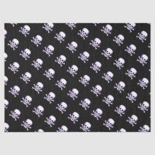 Skull n Bones black tissue paper