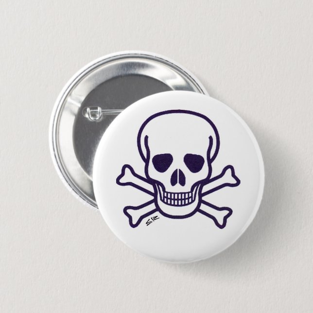 Skull n Bones button (Front & Back)