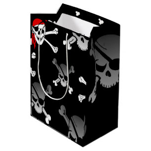 Skull n Bones Party Pirate Medium Gift Bag