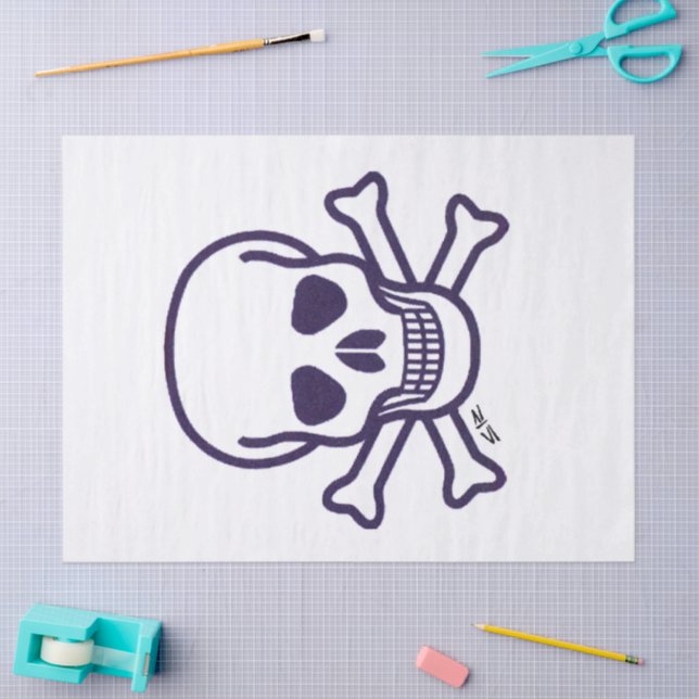 Skull n Bones tissue paper (Craft)